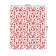 The tablecloth "abundance of hearts", rectangular, Saten, size 120x145 cm