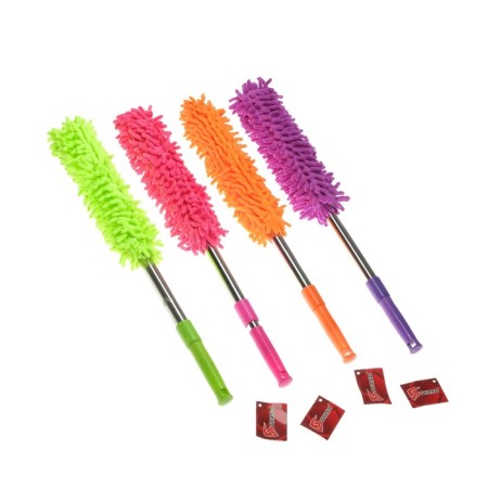Torso brush for dust removal, telescopic 65-105 cm, mix-3