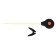 Winter fishing rod "balalaika" Us-1 whip polycarbonate, red color