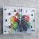 Carty clock wall, series: kitchen, "citrus", 25 x 35 cm