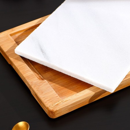 Magistro Marble, 36 × 23 cm, marble, bamboo dish-2