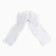 Outlet. Hair bow on elastic band, white, 6x25 cm, kitty Marie