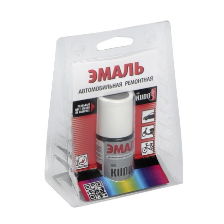 Enamel Kudo car repair with a brush "Wet asphalt 626" (metallic), 15 ml-2