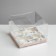 Capcake box, confectionery packaging, 4 cells “With Love”, 16 x 16 x 11.5 cm