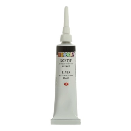 Cut on glass and ceramics 18 ml, ZHK Decola, black, (5303810)