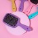 The comb is massage, wide, ventilated, 8.4 × 20.5 cm, mix color