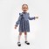Baby dress KAFTAN "Leaflets", p. 30 (98-104), blue