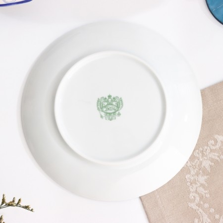 Plate "Romance Bouquet", D-175mm, Neo Gzhel-3