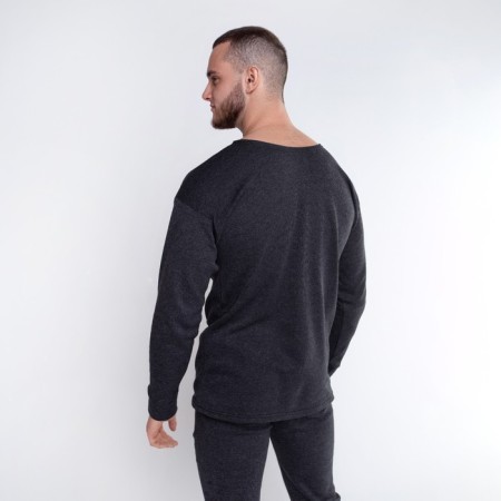 Thermal underwear (fufaika, pants) male comb, color anthracite, rn 52-54-3
