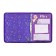 A4 Portfolio folder "Astronaut", calligrata top, solid cover, on rings, lightning around, for a student, 1 file, 8 liners