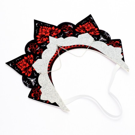 Carnival Kokoshnik "Gothic", felt-2