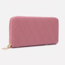 Women's wallet with lightning, pink color