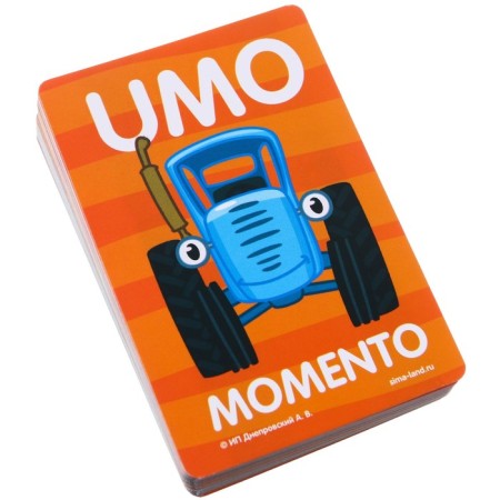 Card game "Umo Momento", Blue Tractor-3