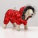The jumpsuit "Girl" with a weight, size 12 (ds 28 cm, OG 38 cm, Osh 27 cm), red