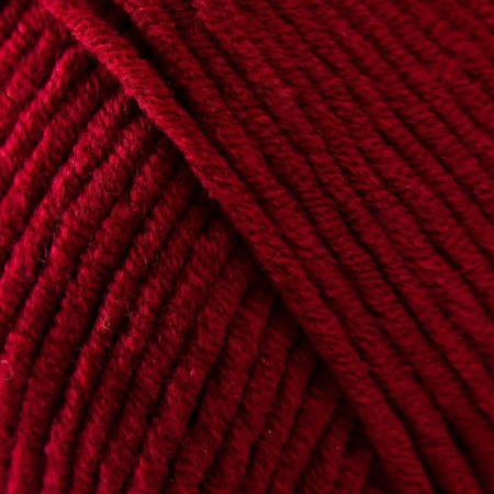 Yarn "Jeans Plus" 55% cotton, 45% acrylic 160m/100g (66 Bordeaux)-2