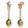 Teaspoon spoons with a molding handle "Festive", 11 x 3 cm