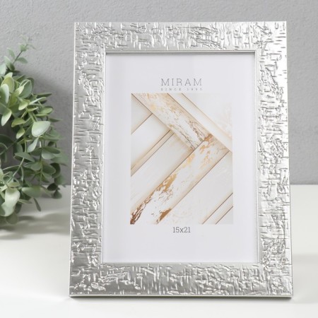 Photo frame Plastic "Mira" 15x21 cm, 651521-6 (plastic screen)