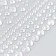 Stick plastic rhinestones "hearts, circles" 10.5x16 cm
