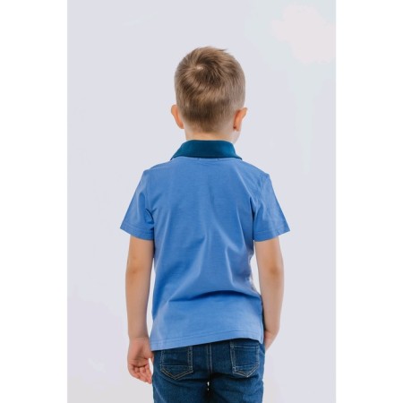 T -shirt for boys, height 140 cm, blue color, multicolor-1