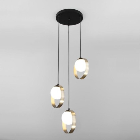 Dublin lamp, 3x7W G9, black color, bronze-2