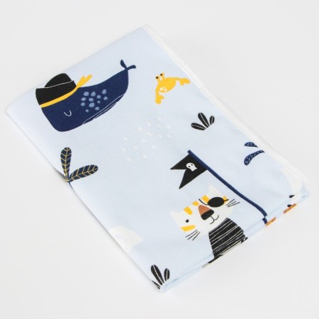 A waterproof diaper, 50x70 cm "Pirates"-1