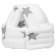 Anti -Manager hat - helmet for children, large stars, white color