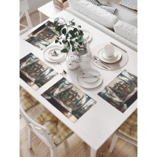 A set of napkins for setting the table 
