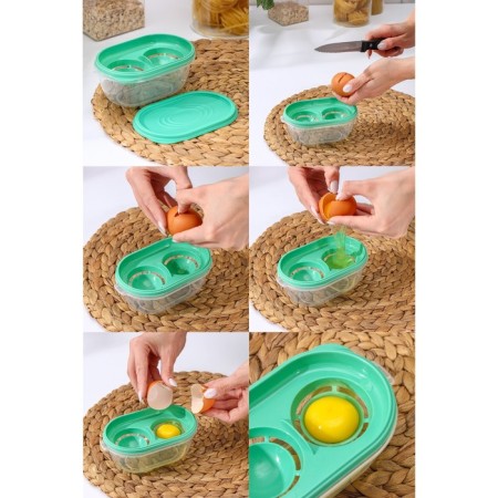 The protein and yolk shares of 15.5 × 9.5 × 7 cm, mint color-6