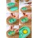 The protein and yolk shares of 15.5 × 9.5 × 7 cm, mint color
