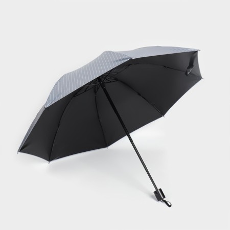 Mechanical “Small Strip” umbrella, Eponge, 4 additions, 8 spokes, r = 47 cm, color mix-2