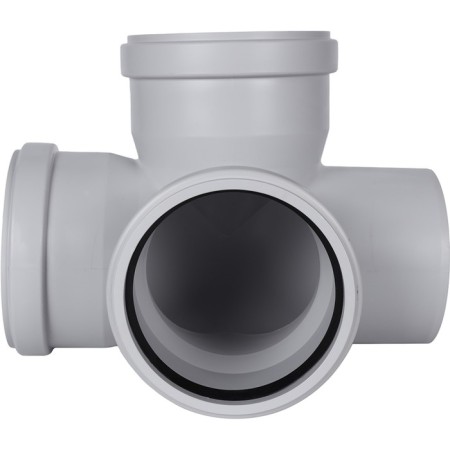 Cross sewer stout SKB-0017-011087 D = 110 mm, 87.5 °, 2-plane, silent-2
