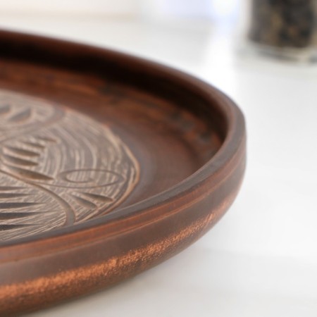 Pizza dish "Ornament", 2.5 x 28 x 28 cm-2