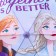 Children's umbrella. "Anna and Elsa", cold heart, 6 spokes d = 90 cm