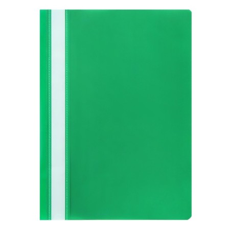 A set of folders-checkers 5pcs. Calligrata, A4, 180MKM, with a green transparent top-2