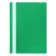 A set of folders-checkers 5pcs. Calligrata, A4, 180MKM, with a green transparent top