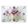 Wall clock, interior: flowers, "roses in a vase"