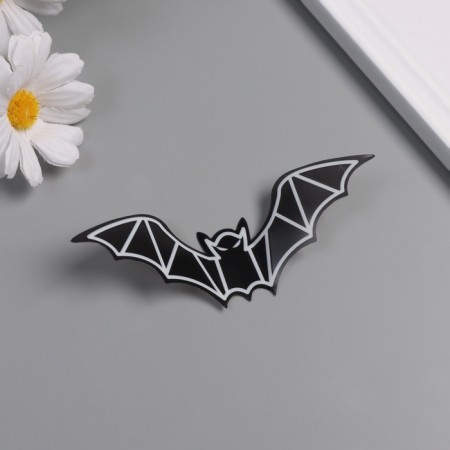 The plastic sticker glows in the dark "bats" set of 12 pcs 3 sizes-1