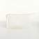 Cosmetic bag with lightning, white color