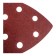 The triangle grinding bison 35583-120, perforated, P120, 93 x 93 x 93 mm, 5 pcs.