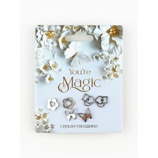 Carnation earrings 3 pairs 