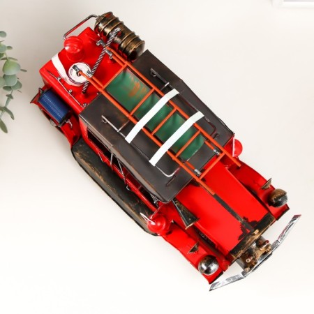Souvenir Metal "Fire Car" 35x14.8x18 cm-5