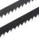 Files for tundra jigsaws, on wood, straight coarse cut, HCS, 120/150 x 4 mm, 2 pcs.