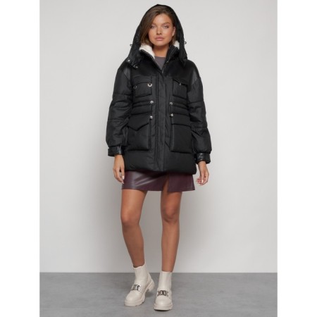Winter jacket, size 52, black color-4
