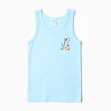 T -shirt for boys, blue color, height 116 cm