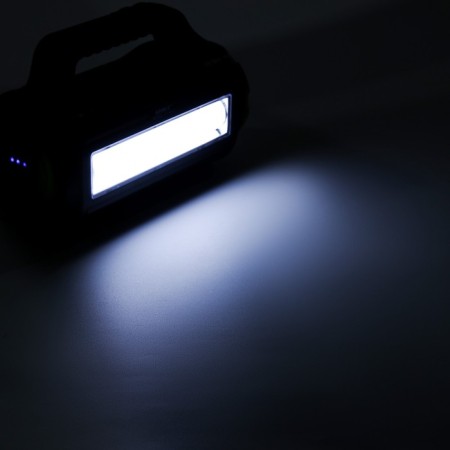 Flight battery flashlight, 10+10 watts, 4000 mAh, T6+LED, 6 modes, solar battery-5