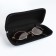 Lightning glass case, blue color