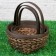 A set of wicker baskets, 3 pcs, 26.5 × 13.5/31.5 cm, 22 × 12.5/24.5 cm, 19 × 10.5/24.5 cm