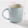 Mug ceramic foil "foil", 350 ml, blue color
