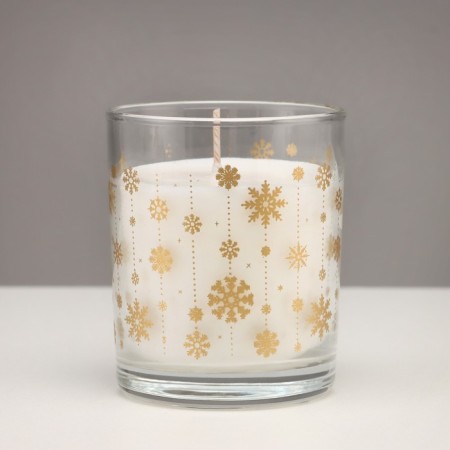 Aromatic New Year's candle in a glass "Winter Forest"-1