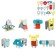 Designer magnetic "colored magnets", 40 parts